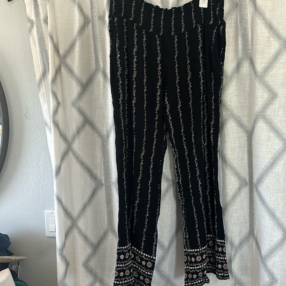 Three Dots Ladies' Printed Pull-On Comfy Casual Pants XL - Picture 3 of 5
